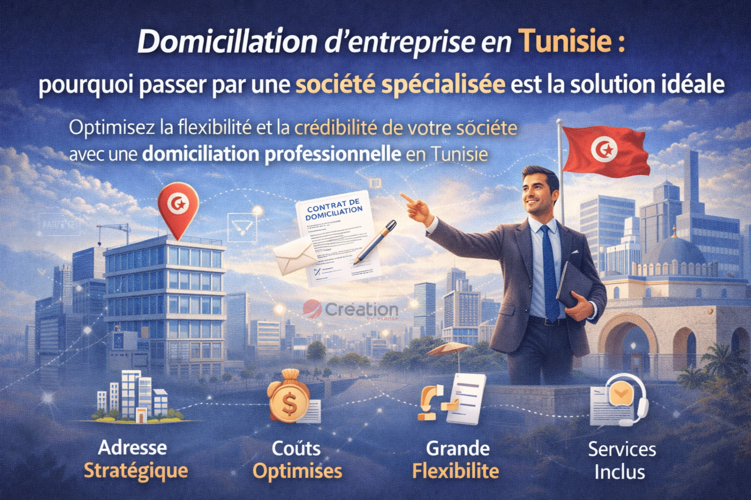 Domiciliation d’entreprise en Tunisie : pourquoi passer par une société spécialisée est la solution idéale