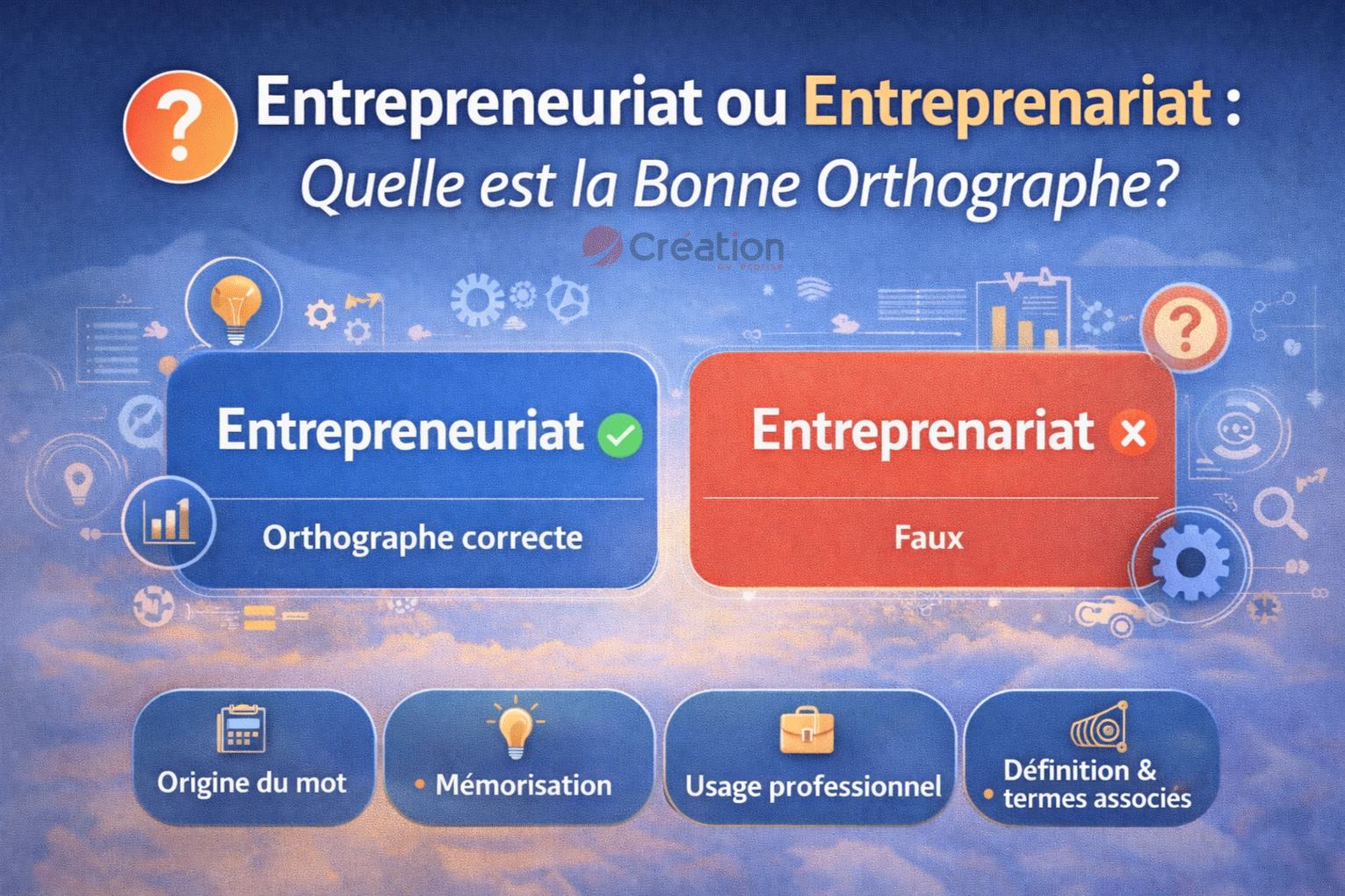 Entrepreneuriat ou Entreprenariat : Quelle est la Bonne Orthographe ? (Guide Complet)
