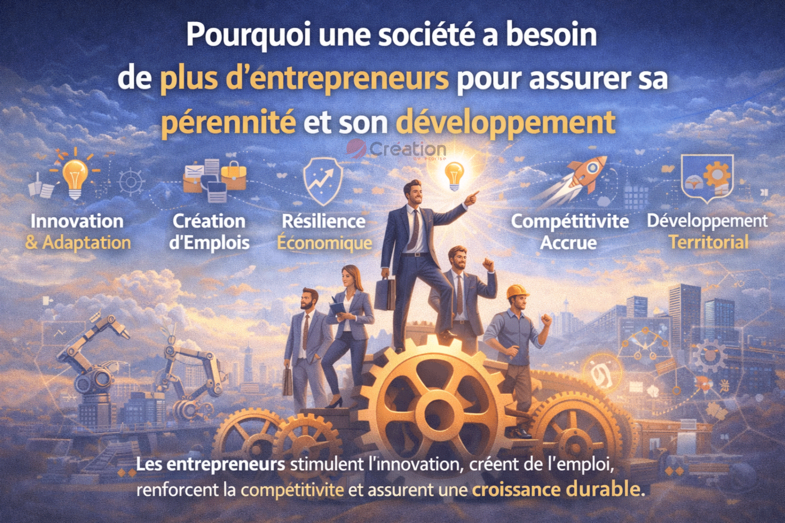 Pourquoi les entrepreneurs sont essentiels à la société