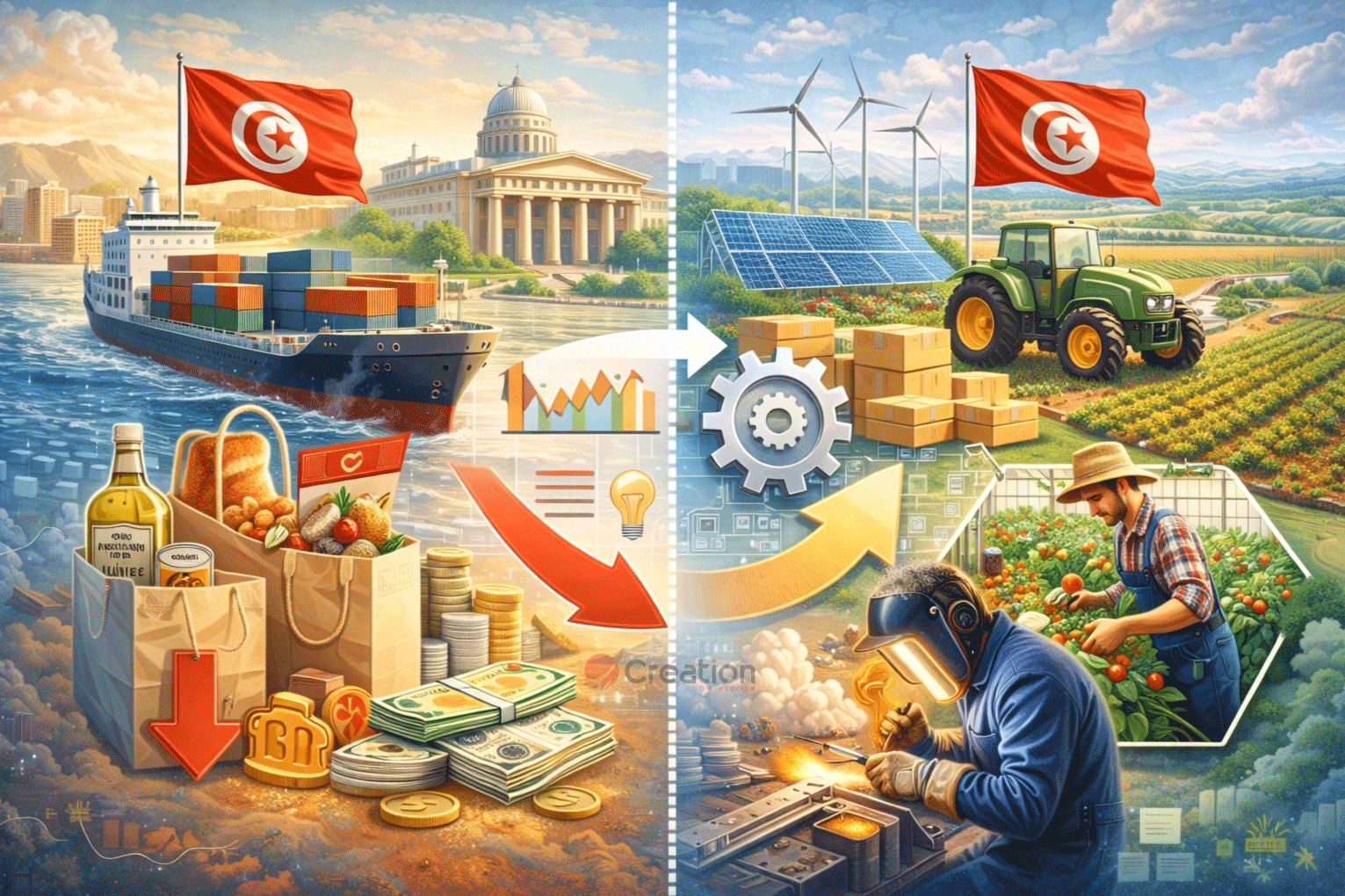 Pourquoi la Tunisie doit passer d’une économie de consommation à une économie de production